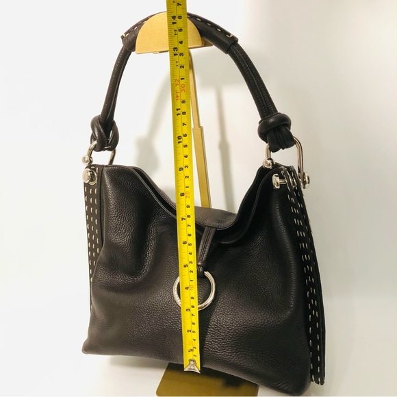BCBGMaxAzria Signature Brown Shoulder Bag - Picture 15 of 16